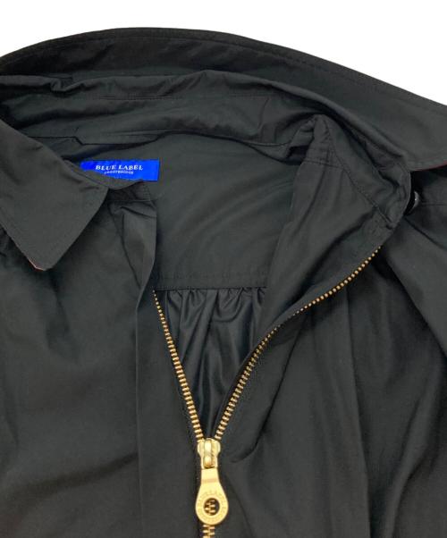 BLUE LABEL CRESTBRIDGE（ブルーレーベルクレストブリッジ）BLUE LABEL CRESTBRIDGE (ブルーレーベルクレストブリッジ) ライトファンクションタフタコート ブラック サイズ:38の古着・服飾アイテム