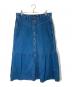 RRL（ダブルアールエル）の古着「インディゴ ストライプド デニム スカート」｜インディゴ
