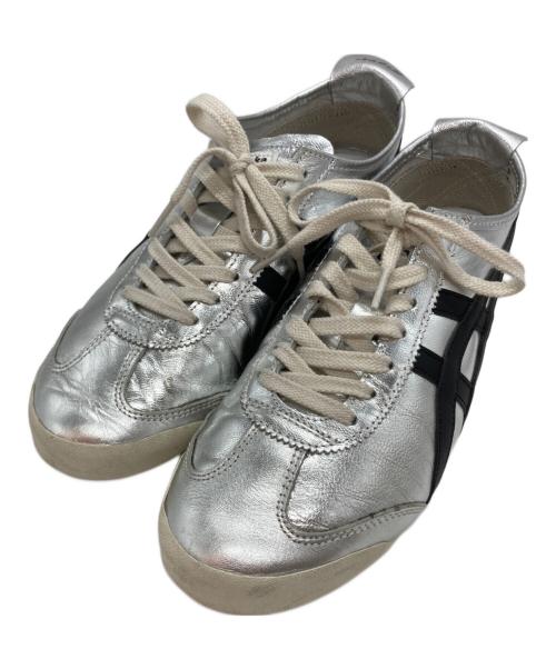 Onitsuka Tiger（オニツカタイガー）Onitsuka Tiger (オニツカタイガー) MEXICO'66 シルバー サイズ:SIZE 26.5cmの古着・服飾アイテム