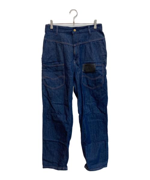 mercibeaucoup（メルシーボークー）mercibeaucoup (メルシーボークー) LEE (リー) うしろまえデニムパンツ インディゴ サイズ:Sの古着・服飾アイテム