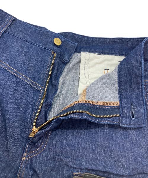 mercibeaucoup（メルシーボークー）mercibeaucoup (メルシーボークー) LEE (リー) うしろまえデニムパンツ インディゴ サイズ:Sの古着・服飾アイテム