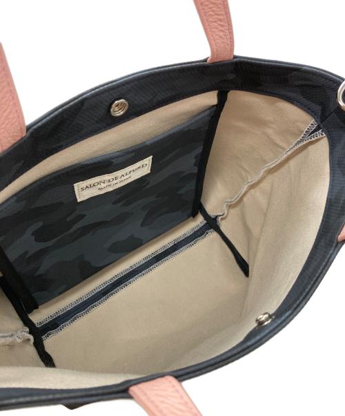 SALON DE ALFURD（サロン・ド・アルファード）SALON DE ALFURD (サロン・ド・アルファード) サックドプロムナード ネイビー×ピンク サイズ:-の古着・服飾アイテム