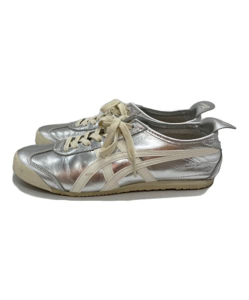 Onitsuka Tiger（オニツカタイガー）Onitsuka Tiger (オニツカタイガー) MEXICO'66 シルバー サイズ:26cmの古着・服飾アイテム