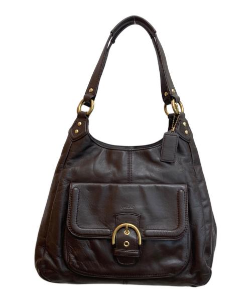 COACH（コーチ）COACH (コーチ) レザートートバッグ ブラウン サイズ:-の古着・服飾アイテム