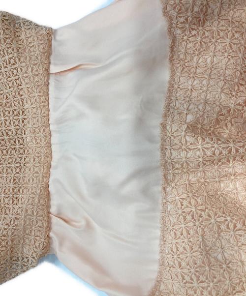 darich（ダーリッチ）Darich (ダーリッチ) レーシーティアードロングドレス ピンク サイズ:SIZE Free-Sの古着・服飾アイテム