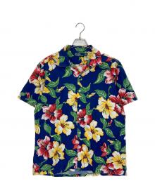 POLO RALPH LAUREN（ポロ・ラルフローレン）の古着「コットンナイロンアロハシャツ」｜ブルー