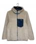 Patagonia（パタゴニア）の古着「キッズ・リバーシブル・レディ・フレディ・フーディ」｜ネイビー×ベージュ