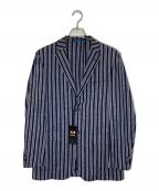 VANヴァン）の古着「段返りジャケット」｜ネイビー×グレー