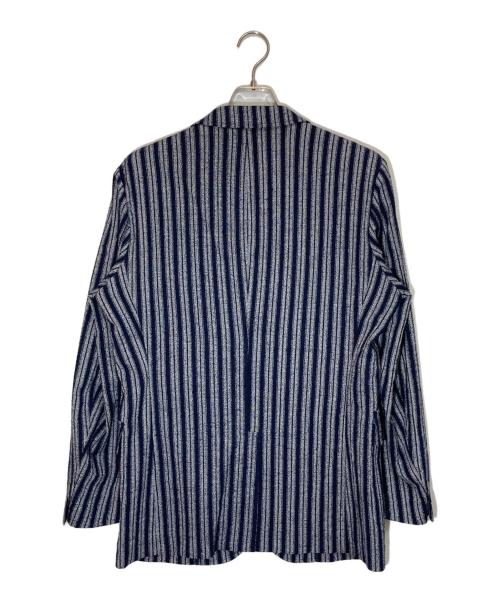 VAN（ヴァン）VAN (ヴァン) 段返りジャケット ネイビー×グレー サイズ:Lの古着・服飾アイテム