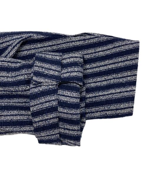 VAN（ヴァン）VAN (ヴァン) 段返りジャケット ネイビー×グレー サイズ:Lの古着・服飾アイテム