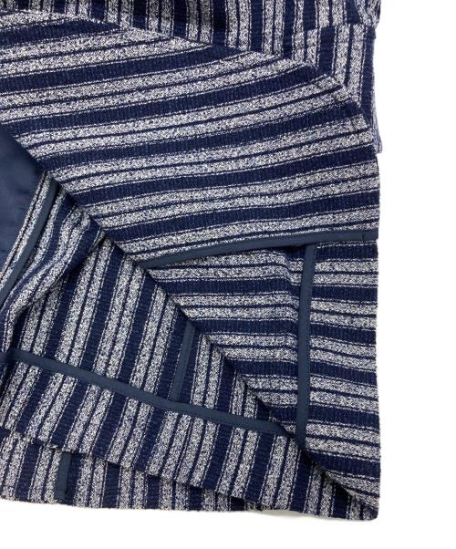 VAN（ヴァン）VAN (ヴァン) 段返りジャケット ネイビー×グレー サイズ:Lの古着・服飾アイテム