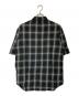 UNDERCOVER (アンダーカバー) プルオーバーオンブレチェックシャツ ブラック×グレー サイズ:2：14000円
