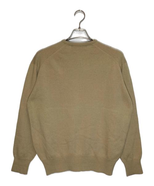 tricot COMME des GARCONS（トリココムデギャルソン）tricot COMME des GARCONS (トリココムデギャルソン) クルーネックニット ベージュ サイズ:-の古着・服飾アイテム