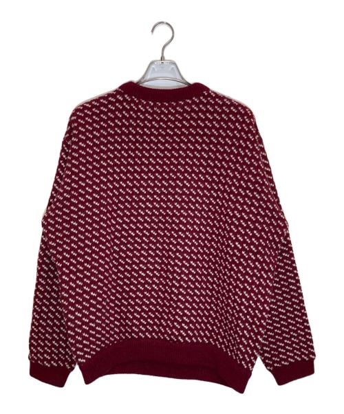 L.L.Bean（エルエルビーン）L.L.Bean (エルエルビーン) バーズアイニット ボルドー サイズ:XLの古着・服飾アイテム