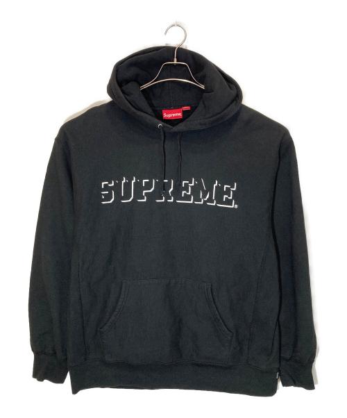 SUPREME（シュプリーム）Supreme (シュプリーム) Shadow Hooded Sweatshirt ブラック サイズ:XLの古着・服飾アイテム