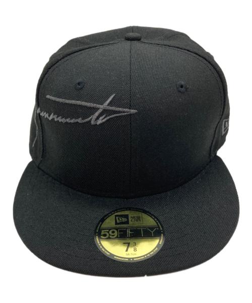 YOHJI YAMAMOTO（ヨウジヤマモト）YOHJI YAMAMOTO (ヨウジヤマモト) New Era (ニューエラ) キャップ ブラック サイズ:-の古着・服飾アイテム