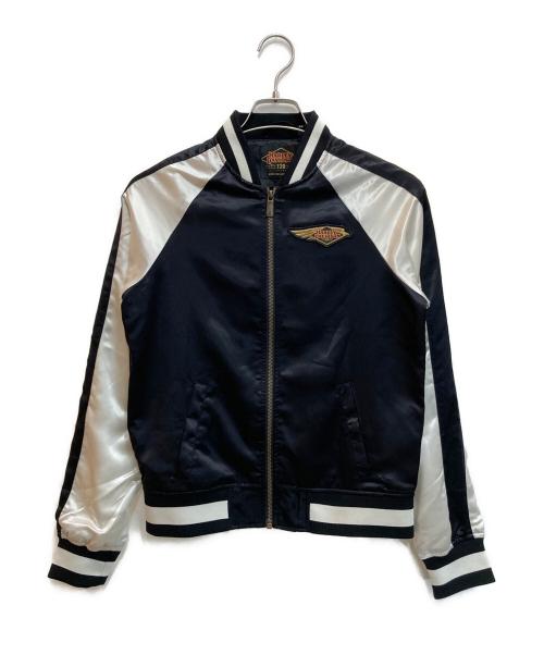 HARLEY-DAVIDSON（ハーレーダビッドソン）HARLEY-DAVIDSON (ハーレーダビッドソン) スカジャン ブラック サイズ:XSの古着・服飾アイテム