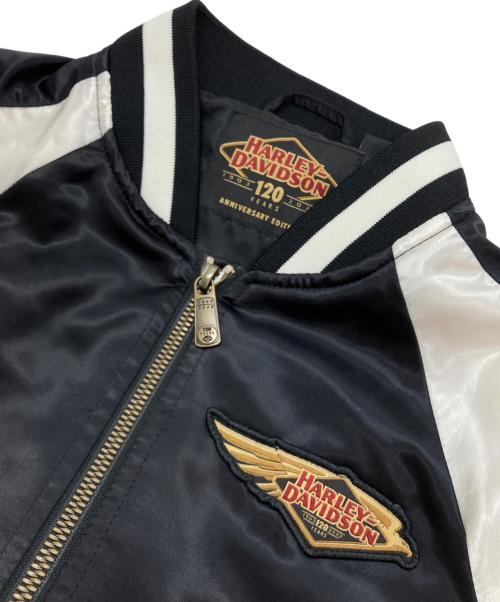 HARLEY-DAVIDSON（ハーレーダビッドソン）HARLEY-DAVIDSON (ハーレーダビッドソン) スカジャン ブラック サイズ:XSの古着・服飾アイテム