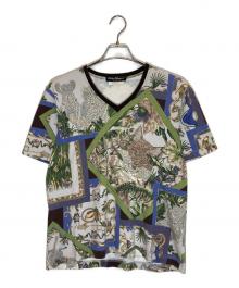 Salvatore Ferragamo（サルヴァトーレ フェラガモ）の古着「VネックTシャツ」｜マルチカラー