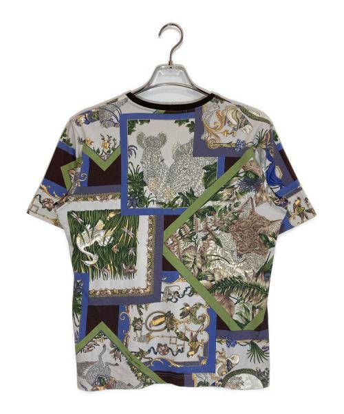 Salvatore Ferragamo（サルヴァトーレ フェラガモ）Salvatore Ferragamo (サルヴァトーレ フェラガモ) VネックTシャツ マルチカラー サイズ:-の古着・服飾アイテム