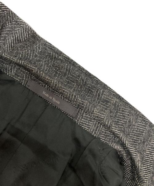 VERSACE CLASSIC（ヴェルサーチクラシック）VERSACE CLASSIC (ヴェルサーチクラシック) ヘリンボーンテーラードジャケット グレー サイズ:SIZE 52の古着・服飾アイテム