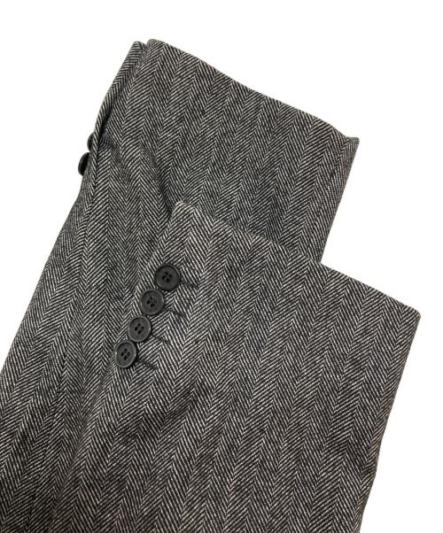 VERSACE CLASSIC（ヴェルサーチクラシック）VERSACE CLASSIC (ヴェルサーチクラシック) ヘリンボーンテーラードジャケット グレー サイズ:SIZE 52の古着・服飾アイテム