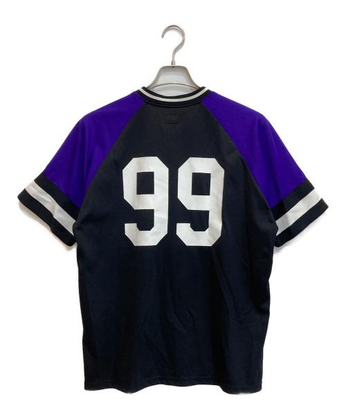 SUPREME（シュプリーム）SUPREME (シュプリーム) Rotten Baseball Top ブラック×パープル サイズ:Sの古着・服飾アイテム