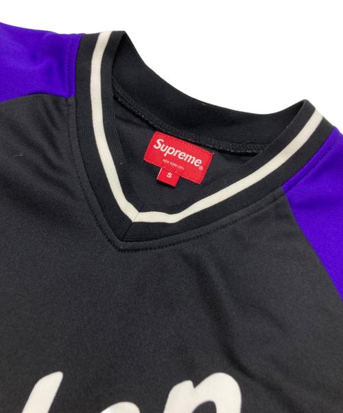 SUPREME（シュプリーム）SUPREME (シュプリーム) Rotten Baseball Top ブラック×パープル サイズ:Sの古着・服飾アイテム