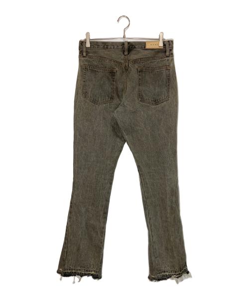 mnml（ミニマル）MNML (ミニマル) フレアデニムパンツ ブラック サイズ:30の古着・服飾アイテム