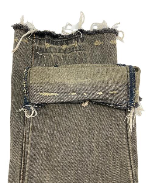 mnml（ミニマル）MNML (ミニマル) フレアデニムパンツ ブラック サイズ:30の古着・服飾アイテム