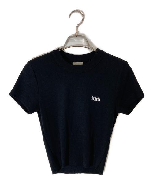 KITH（キス）KITH (キス) マルベリークロップドTシャツ ブラック サイズ:Sの古着・服飾アイテム