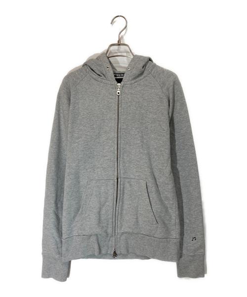 NUMBER (N)INE DENIM（ナンバーナインデニム）NUMBER (N)INE DENIM (ナンバーナインデニム) ダブルジップパーカー グレー サイズ:Sの古着・服飾アイテム