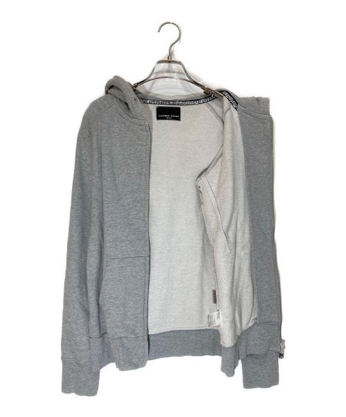 NUMBER (N)INE DENIM（ナンバーナインデニム）NUMBER (N)INE DENIM (ナンバーナインデニム) ダブルジップパーカー グレー サイズ:Sの古着・服飾アイテム
