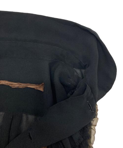 COMME des GARCONS（コムデギャルソン）COMME des GARCONS (コムデギャルソン) フリルシャツ ブラック サイズ:Mの古着・服飾アイテム