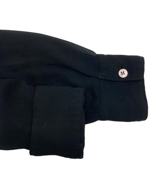 COMME des GARCONS（コムデギャルソン）COMME des GARCONS (コムデギャルソン) フリルシャツ ブラック サイズ:Mの古着・服飾アイテム