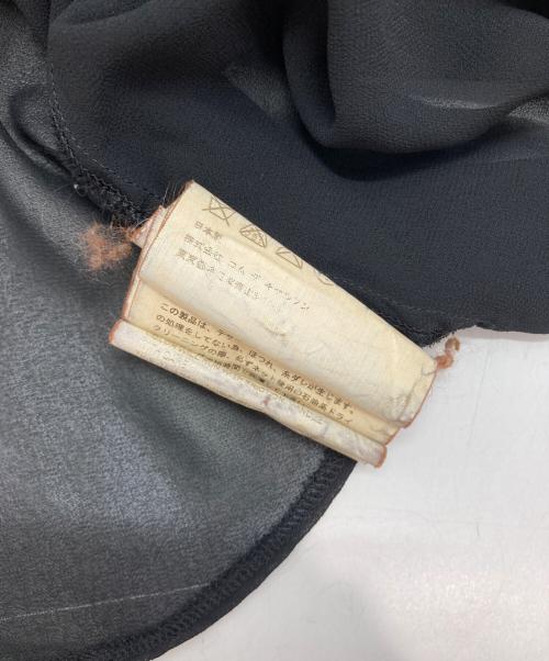 COMME des GARCONS（コムデギャルソン）COMME des GARCONS (コムデギャルソン) フリルシャツ ブラック サイズ:Mの古着・服飾アイテム