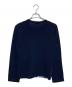 COMME des GARCONS HOMME PLUS (コムデギャルソンオムプリュス) ウールナイロンデザインニット ネイビー サイズ:-：8000円