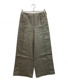 CHANEL（シャネル）の古着「リネンパンツ」｜カーキ