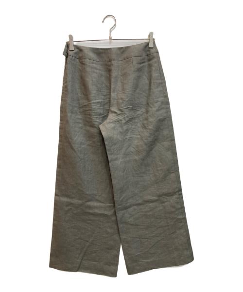 CHANEL（シャネル）CHANEL (シャネル) リネンパンツ カーキ サイズ:36の古着・服飾アイテム
