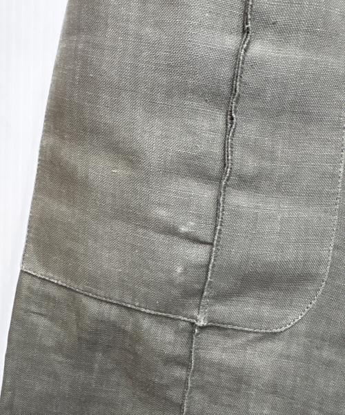 CHANEL（シャネル）CHANEL (シャネル) リネンパンツ カーキ サイズ:36の古着・服飾アイテム