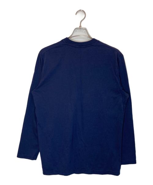 mina perhonen（ミナ ペルホネン）mina perhonen (ミナ ペルホネン) プリントカットソー ネイビー サイズ:Lの古着・服飾アイテム