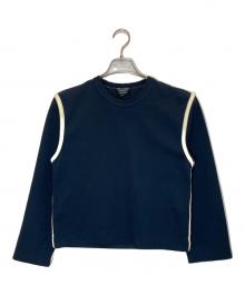 COMME des GARCONS HOMME PLUS（コムデギャルソンオムプリュス）の古着「パイピングショートカットソー」｜ネイビー