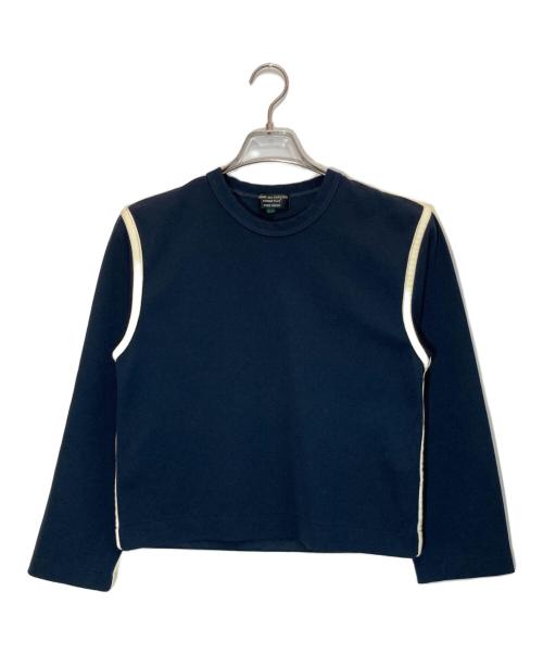 COMME des GARCONS HOMME PLUS（コムデギャルソンオムプリュス）COMME des GARCONS HOMME PLUS (コムデギャルソンオムプリュス) パイピングショートカットソー ネイビー サイズ:Mの古着・服飾アイテム