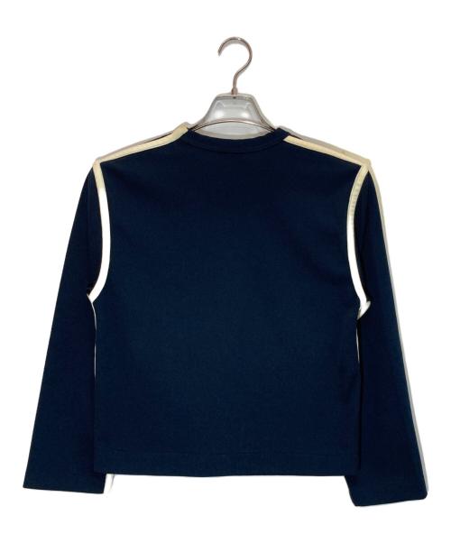 COMME des GARCONS HOMME PLUS（コムデギャルソンオムプリュス）COMME des GARCONS HOMME PLUS (コムデギャルソンオムプリュス) パイピングショートカットソー ネイビー サイズ:Mの古着・服飾アイテム