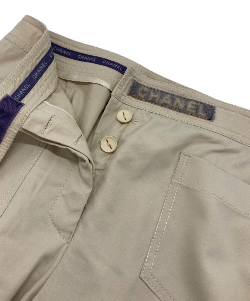 CHANEL（シャネル）CHANEL (シャネル) ストレートパンツ ベージュ サイズ:38の古着・服飾アイテム