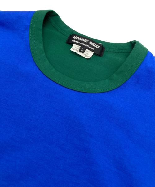 COMME des GARCONS HOMME DEUX（コムデギャルソン オム ドゥ）COMME des GARCONS HOMME DEUX (コムデギャルソン オム ドゥ) クレイジーパターンTシャツ マルチカラー サイズ:Lの古着・服飾アイテム