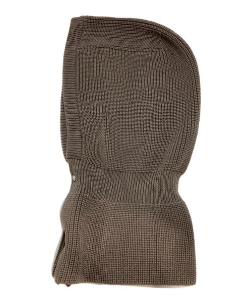 BATONER（バトナ―）BATONER (バトナ―) SOLID WOOL BALACLAVA ベージュ サイズ:-の古着・服飾アイテム