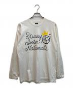 stussyステューシー）の古着「ロングスリーブカットソー」｜ホワイト