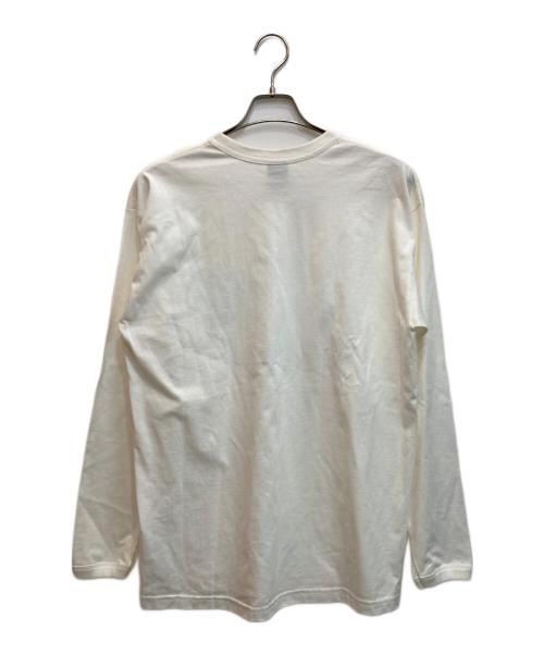 stussy（ステューシー）stussy (ステューシー) ロングスリーブカットソー ホワイト サイズ:Lの古着・服飾アイテム