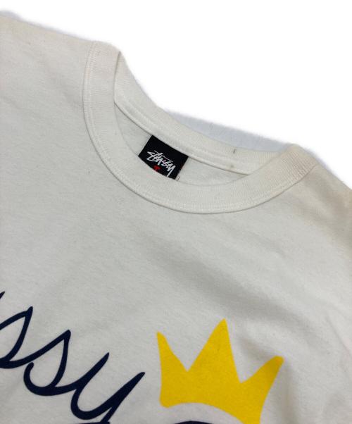 stussy（ステューシー）stussy (ステューシー) ロングスリーブカットソー ホワイト サイズ:Lの古着・服飾アイテム